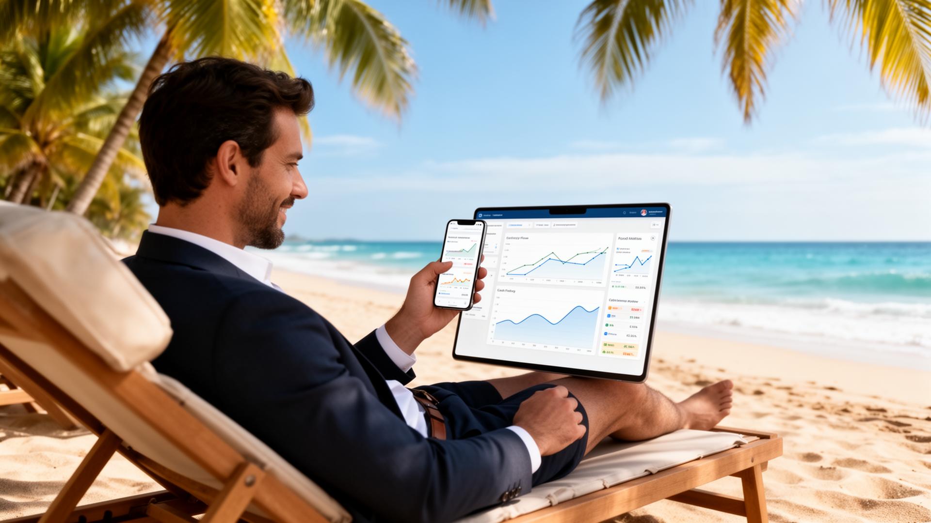Gestão de Fluxo de Caixa nas Férias: Como Manter a Numerya Operando Enquanto Você Descansa